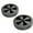 8inch narrow wheel, variant on Pack Of 2 Heavy Duty Detachable Rubber Bearing Wheels For Camping Wagons Quiet Rolling Fast Release Design