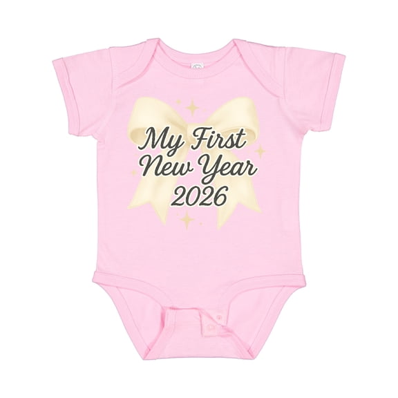 Inktastic My First New Year 2026 Boys or Girls Baby Bodysuit