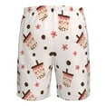 thumbnail image 6 of Naloa Boba Milk Tea Men's Beach Shorts, Surfing shorts, Swim trunks, Quick Dry Swim Trunks for Surfing Beach Fun - XX-Large, 6 of 9