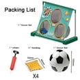 thumbnail image 3 of Juego de red de fútbol portátil eléctrico y móvil para niños, plegable para practicar fútbol., 3 of 6