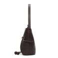 thumbnail image 5 of Genuine Leather Bucket Bag, Women's Grainy Drawstring Shoulder Crossbody Handbag Purse, 5 of 7