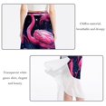 thumbnail image 2 of Flamingo Stylish Chiffon Beach Skirt Summer Dresses for Women, 2 of 6