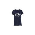 thumbnail image 1 of Aeropostale - Camiseta adornada con logotipo de lentejuelas para mujer, azul, extragrande Aeropostale  Camiseta adornada, 1 of 2