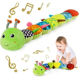 Musical Caterpillar Baby Toy Multicolor Soft Rattle Educational 0 12 Months Walmart