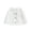 E196-White, variant on hengsof Girls Denim Skirt Solid Color Casual A Line Mini Skirt Summer Elastic Waist Fashion Button Pocket Jean Short Skirt