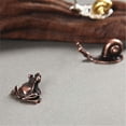thumbnail image 5 of Quemador de incienso de bronce con forma de rana, soporte para placa decorativa (rana), 5 of 5