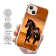 thumbnail image 2 of Horse Case Compatible with iPhone 14,Unique Art Design TPU Bumper Cover Case, 2 of 5