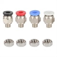 thumbnail image 4 of Conector Neumático PC4-M6 con Tuerca. Conector Neumático Recto PC4-M6 para Caja Secadora de Filamentos de Impresora 3D., 4 of 5
