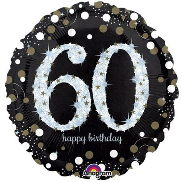 Amscan 3213201 60th Birthday Foil Balloons