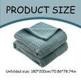 thumbnail image 3 of Blanket,Bedding Pure Cotton Blanket Lightweight Warm Blanket Soft And Breathable Suitable For All Seasons, 3 of 9