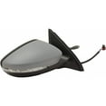 thumbnail image 2 of For Volkswagen Jetta 2012-2016 Door Mirror Passenger Side | Power | Hybrid | Replacement For VW1321156 | 5C6857522, 2 of 6