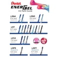 thumbnail image 4 of Recarga de Tinta Pentel EnerGel Pen de Gel Líquido 1,0 mm Azul Caja con 12, 4 of 7