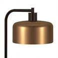 thumbnail image 2 of Evelyn&Zoe Cadmus 57" Tall Floor Lamp with Metal shade in Blackened Bronze/Brass/Brass, 2 of 14