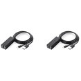 thumbnail image 1 of 2X Ethernet Adapter with Power Cable for TV Stick (2Nd Gen),4K Stick,TV Square,-USB To RJ45 Wired LAN Adapter,Black, 1 of 7