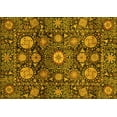 thumbnail image 1 of Ahgly Company Indoor Rectangle Abstract Yellow Modern Area Rugs, 8' x 12', 1 of 4