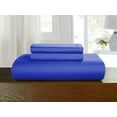 thumbnail image 3 of Celine Linen Wrinkle & Fade Resistant 3-Piece Duvet Cover Set -, 1500 Series 100% HypoAllergenic - Silky Soft, King/Cali King, Royal Blue, 3 of 3