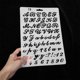 thumbnail image 1 of unbranded 3Ud Plantillas Para Pintar Letras En Negro Para En Y Madera Multifuncional, 1 of 8
