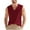 Wine, variant on UVEASISHA Cut Off Shirts for Men Cotton V Neck Sleeveless Gym T-Shirts Solid Color Loose Beach Tank Tops Lightweight Bodybuilding Workout Shirt White XL