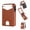 Orange, variant on Wallet for Men Wallet with Slim Pop Up Card Holder 9-13 Cards, Bifold Minimalist Smart Wallet RFID Blocking Credit Card Holder with ID Window & Stretchable Cash Slot Compact Metal Aluminum Card Case