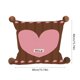 thumbnail image 3 of Cojín decorativo en forma de corazón 16x16 pulgadas - Cojín rojo de amor con funda y inserto lavables extraíbles para sofá, cama y silla, 3 of 6