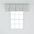 thumbnail image 2 of Ambesonne Retro Window Valance, Nostalgic Polka Dots Art, 54" X 18", Charcoal Grey, 2 of 3
