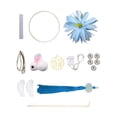 thumbnail image 1 of Mid Autumn Festival Lantern Making, DIY Flower Lantern Accessories, Portable Blue, 1 of 9