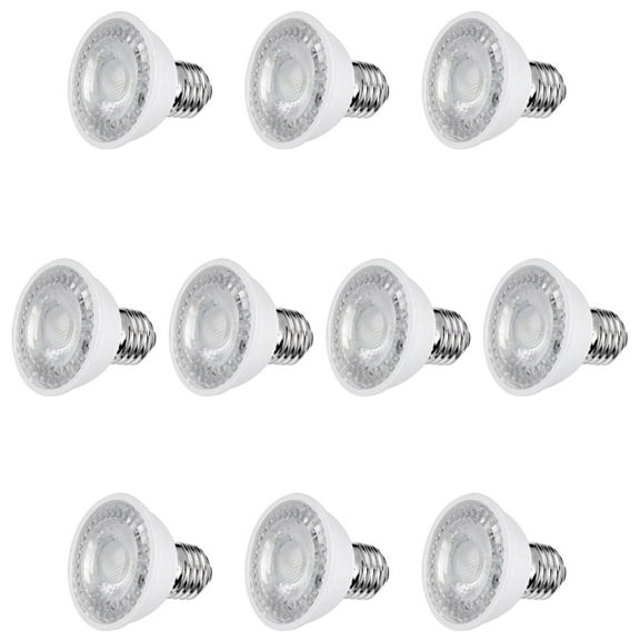 Pack 10 Focos MR16 Led Aksi 7w Luz Blanca Base E27