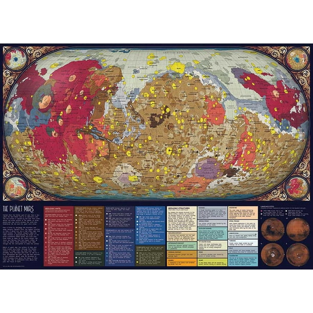The Planet Mars Jigsaw Puzzle & Poster - 1000 Pieces ...