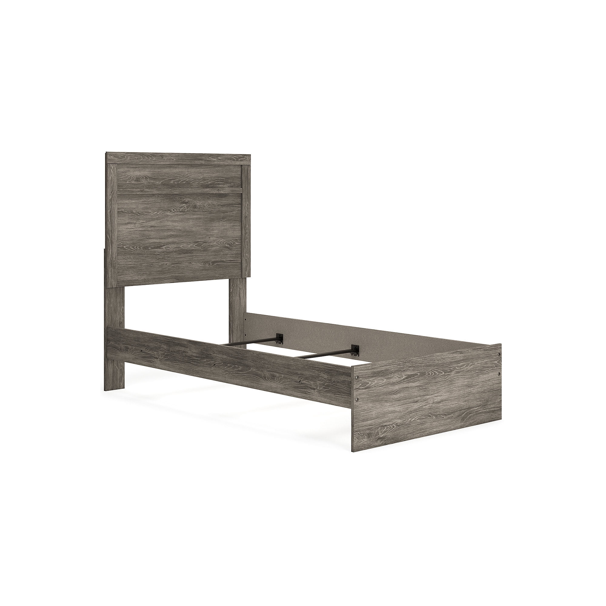 Signature Design by Ashley Ralinksi Kids Twin Panel Bed, Gray, Includes Headboard, Footboard and Rails