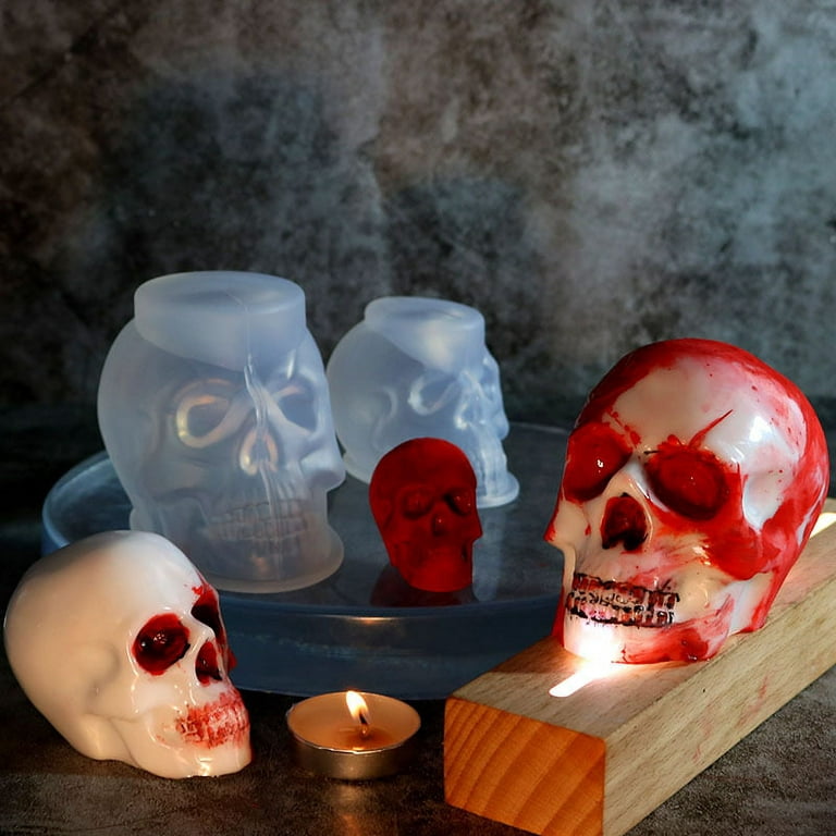 Silicone skull molds (3)