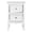Set Of 1 White, variant on Favory Nightstand with 2 Drawers, Night Stands for Bedrooms, Small Bed Side Table/White Night Stand with Drawers for Small Spaces, College Dorm, Kids’ Room, Living Room, French-Set Of 2 White
