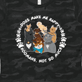 thumbnail image 4 of Inktastic Dogs Make Me Happy, Hoomans Not So Much-Cute Dog Family Women's T-Shirt, 4 of 5