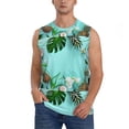 thumbnail image 2 of Picia Tropical Pineapple mens Cotton Tank Undershirts , Moisture-wicking Ribbed Tanks, Lightweight Cotton Tank Undershirts-X-Large, 2 of 8