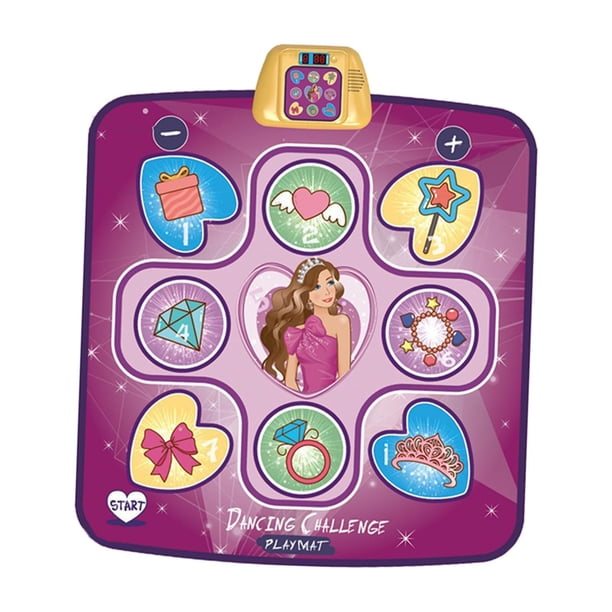 Seitruly Electronic Dance Mats Dancing Mat Game Manta para niños Regalos de cumpleaños Videojuegos y accesorios Manta de baile rosa violeta