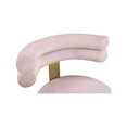 thumbnail image 4 of Meridian Furniture Fitzroy Pink Velvet Dining Chair (Set of 2), 4 of 6