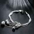thumbnail image 2 of Venta al por mayor de dijes, cadena de cuentas, hermosa pulsera, moda de Plata de Ley 925 para mujer, joyería bonita de boda, 2 of 2
