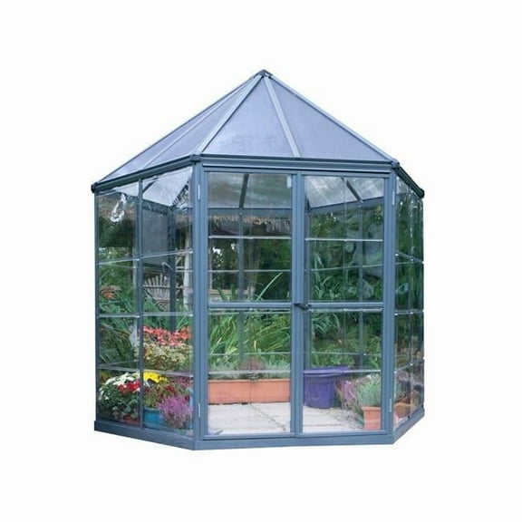 Garden Games Canopia Oasis Hex Greenhouse, 7' x 8'
