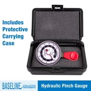 Baseline Hydraulic Pinch Gauge 50lb Capacity Hand Therapy Equipment Finger Strength Tester Physical Therapy Rehabilitation Wrist, Hand, Fingers - Red