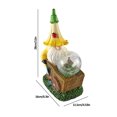 thumbnail image 3 of Escultura enana Paisaje Decoraciones Gnomo Estatua enana Regalo para mujer Niños, 3 of 8