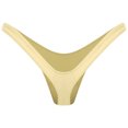 thumbnail image 1 of dPois Culotte String Aguichant pour Femmes en Forme de V -t-back Mini Bikini pour Fête à la Piscine Privée Nude L, 1 of 4