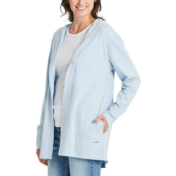 Life is Good® womens  Crusher Solid Flex Cardigan, XL