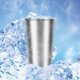 thumbnail image 3 of Termo Vasos de acero inoxidable de 500ML Vasos de pinta de vaso de 16 oz Vasos de metal 18/8 Likrtyny  Libre de BPA, 3 of 3