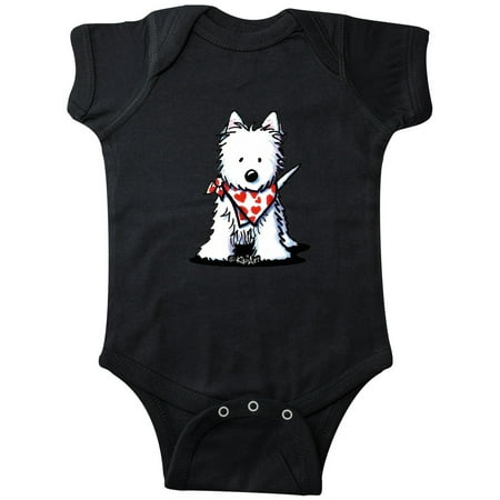 

Inktastic Westie In Bandana Gift Baby Boy or Baby Girl Bodysuit