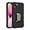Black, variant on SuperShield Defender Fitted Hard Shell Ring Holder Stand Case for iPhone 14 Pro Max - Blue
