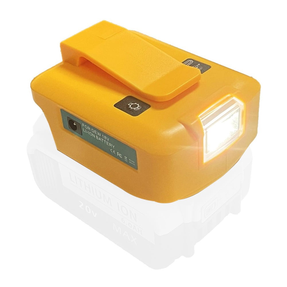 AFQH Power Adapter for DEWALT USB Charger Adapter 18V Batteries Power Bank Adapter