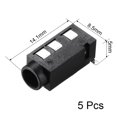 thumbnail image 2 of 3.5 mm Audio Jack Connector PCB Mount Female Socket 4Pin PJ-320D 5pcs, 2 of 4