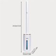 thumbnail image 2 of 1pc Bathroom Accessories Equipped With Multiple Brush Heads, Powerful Decontamination And Cleaning Brushes With Fragrance, Non Perforated Wall Mounted Long Handle And Bracket, Disposable Toilet Brush, 2 of 4