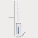 thumbnail image 2 of 1pc Bathroom Accessories Equipped With Multiple Brush Heads, Powerful Decontamination And Cleaning Brushes With Fragrance, Non Perforated Wall Mounted Long Handle And Bracket, Disposable Toilet Brush, 2 of 4