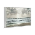 thumbnail image 4 of Stupell Industries Cloudy Sunlight Beach Landscape Photography White Framed Art Print Wall Art, 18 x 12, 4 of 10