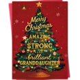 thumbnail image 1 of Tarjeta de Navidad Bestmelo para Nieta 20x13,5 cm, 1 of 6